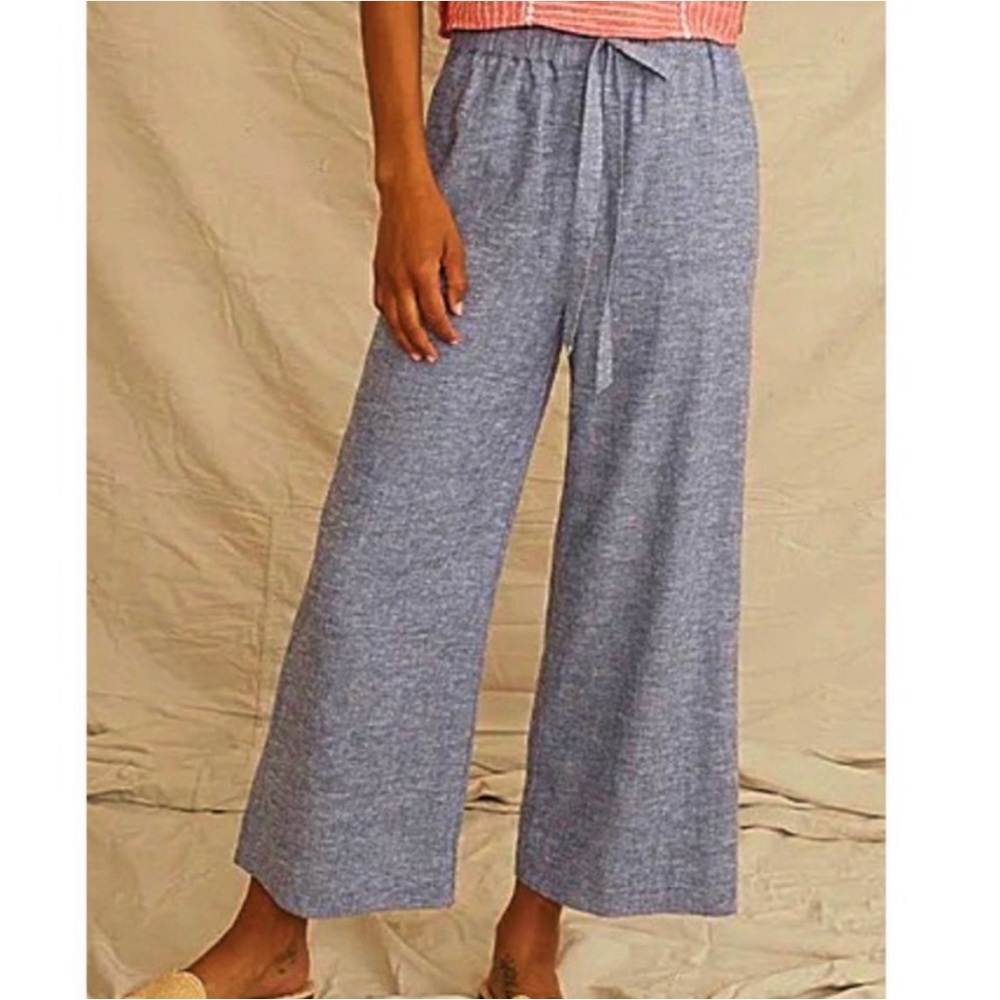 Marine Layer Blue Wide Leg Pants